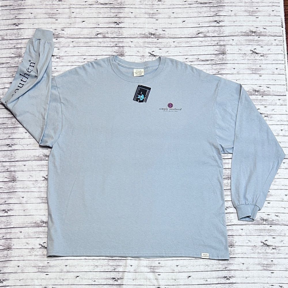 Simply Southern “Spread Your Wings It’s Time to Fly” Long Sleeve Tee - Picture 3 of 10